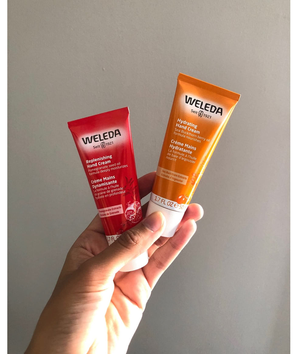 weleda crema manos extracto mijo dorado aporta brillo suave.