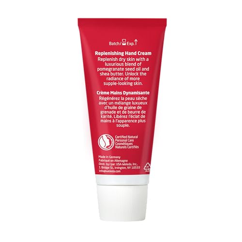weleda crema manos textura seda, suavidad inmediata y cuidado nutritivo.