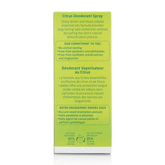 Weleda Desodorante Cítrico, aroma cítrico, sensación de frescura inmediata