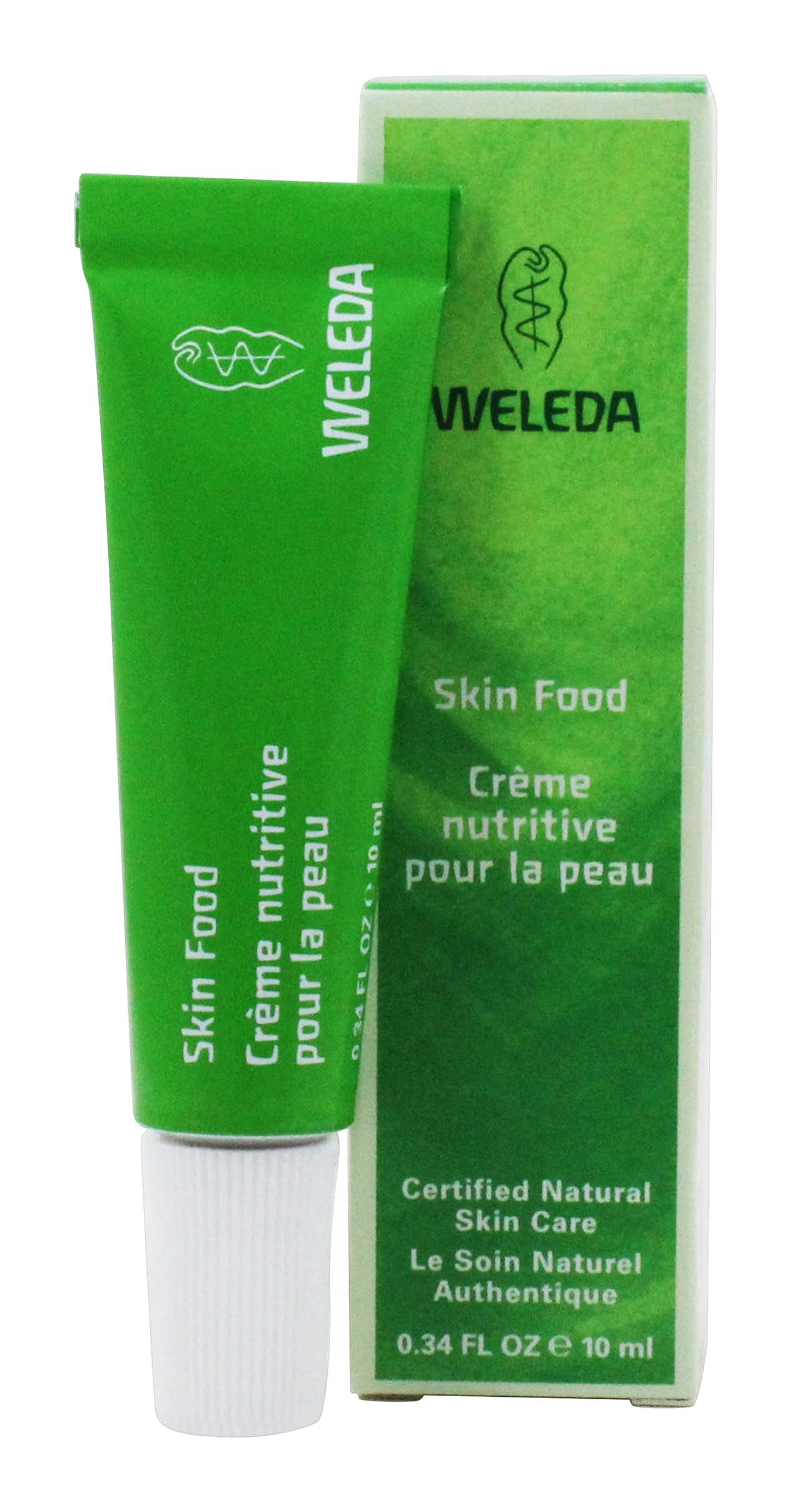 Weleda Skin Food aplicación en mano: hidrata manos y codos.