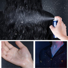 WenFeng Brillo Maquillaje Spray, toque brillante para maquillaje de fiesta.