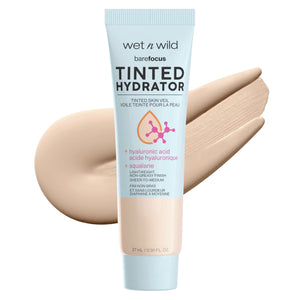 wet n wild Bare Focus hidratante tintado en botella para hidratación ligera y cobertura natural