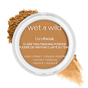 Wet n Wild Bare Focus Polvo mate - aplicación suave para un acabado natural.
