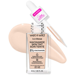 wet n wild Bare Focus Skin Tint muestra una apariencia natural y brillo saludable