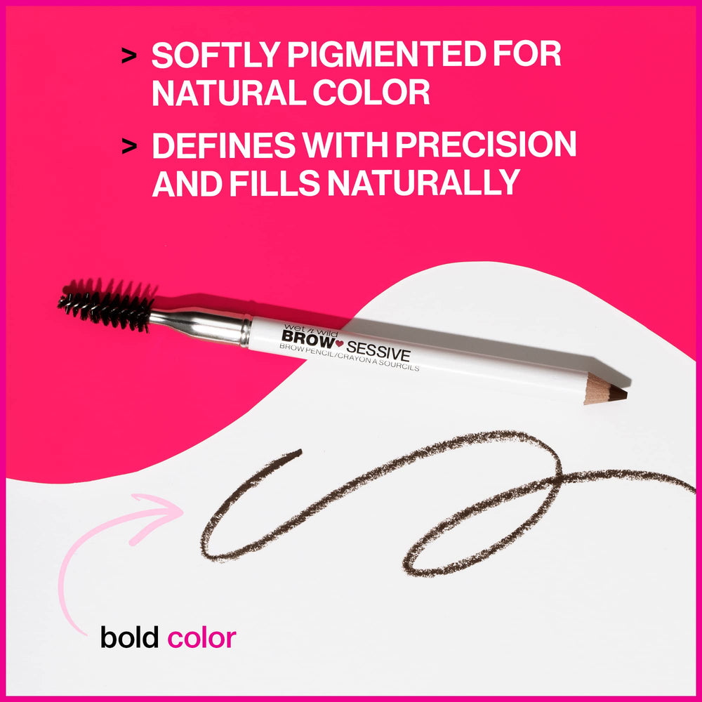 wet n wild Brow-Sessive diseño dual con cepillo integrado para peinar