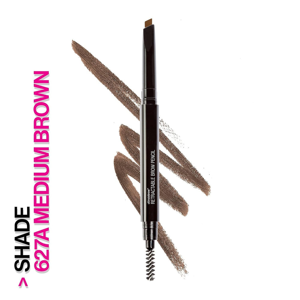 Wet n Wild Ultimate Eyebrow Retractable Definer Pencil pigmentación resistente para uso diario.