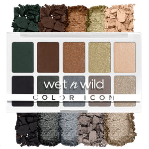 wet n wild Paleta de sombras Icono de color, tonos azules, ideal para looks nocturnos.