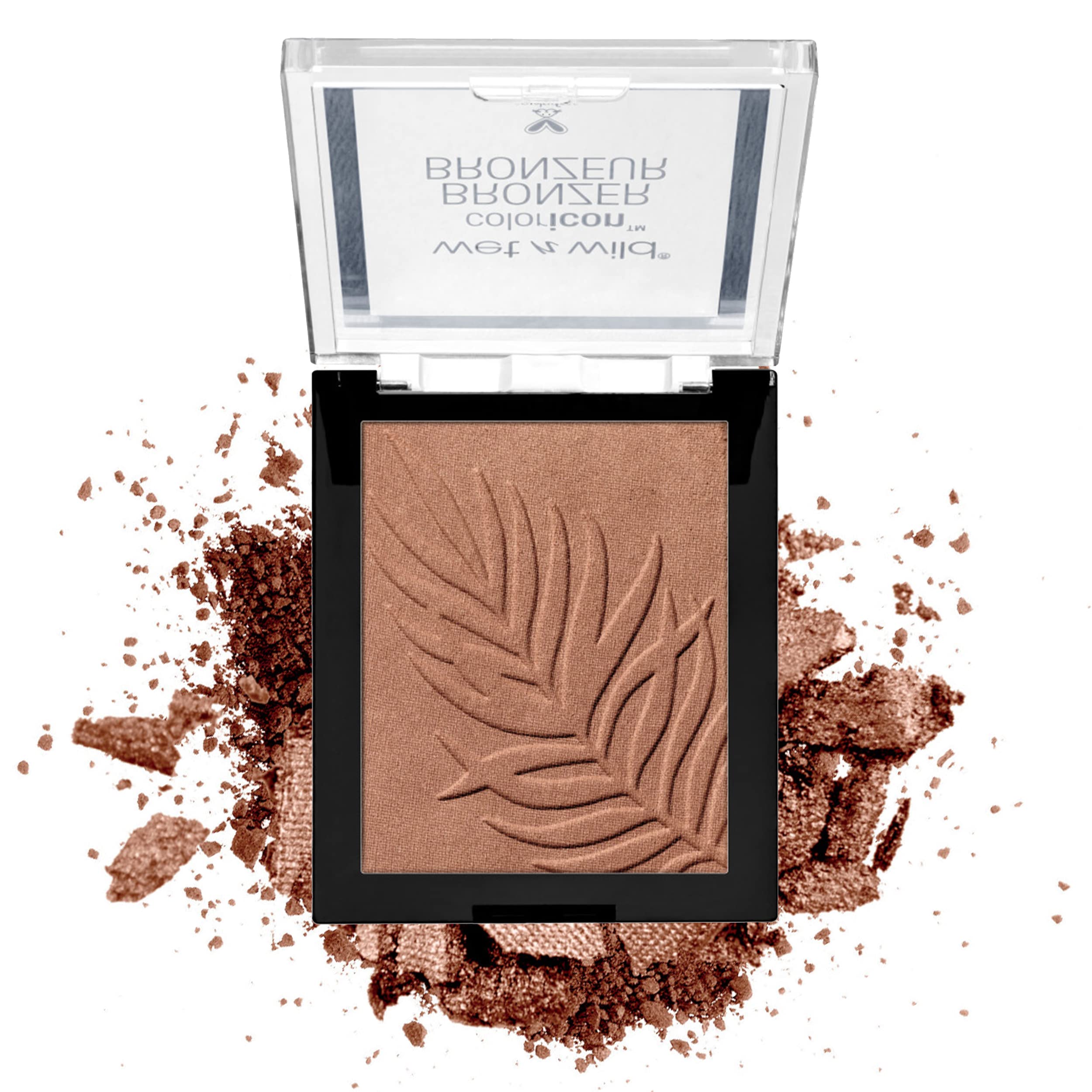 wet n wild Color Icon Bronzer Sunset Striptease, brillo luminoso para un bronceado natural.