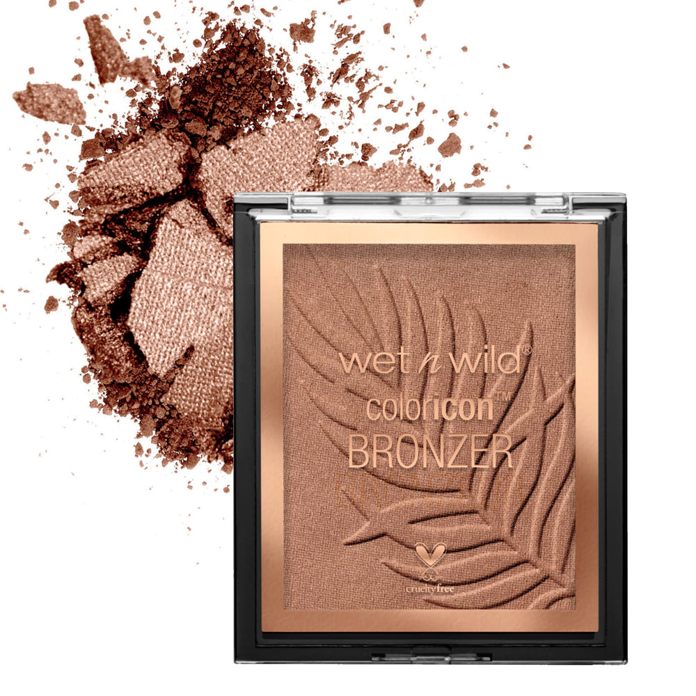 wet n wild Color Icon Bronzer Sunset Striptease, textura gel-cremosa para un acabado suave.