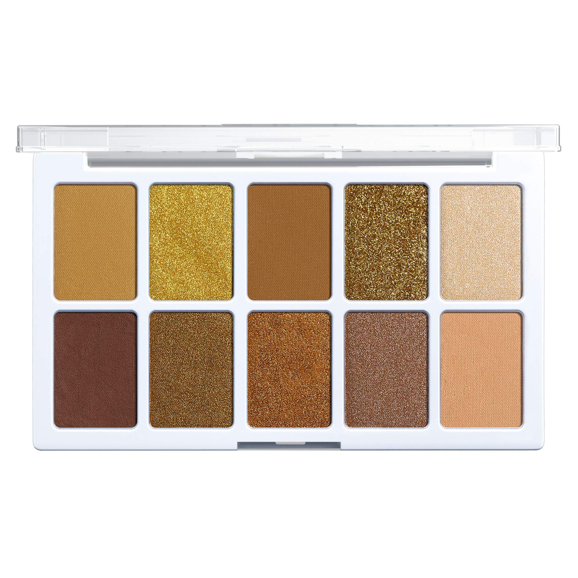 wet n wild Paleta Color Icon de 10 sombras, acabado metalico para impacto visual.