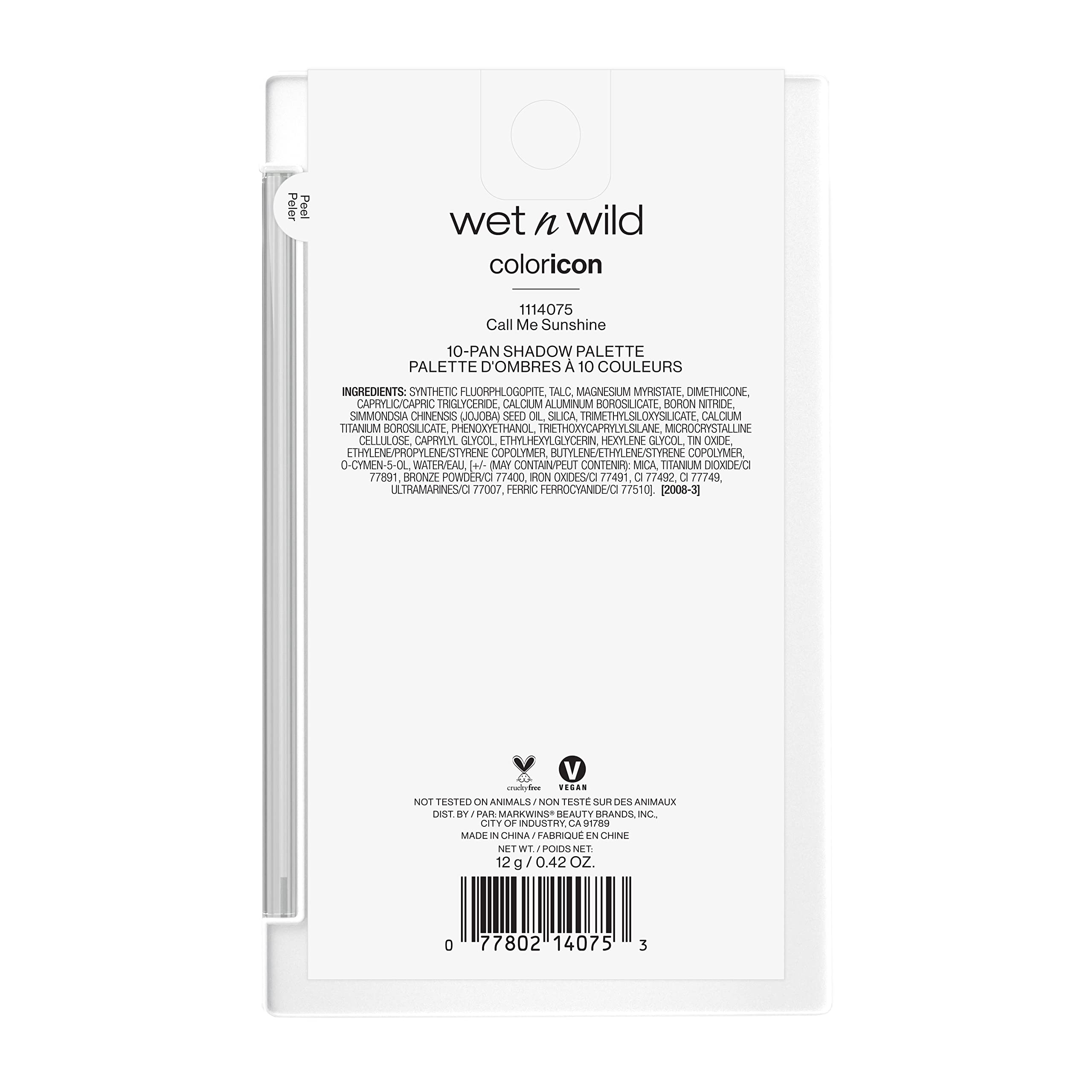 wet n wild Paleta Color Icon, pigmentos vibrantes para looks audaces.