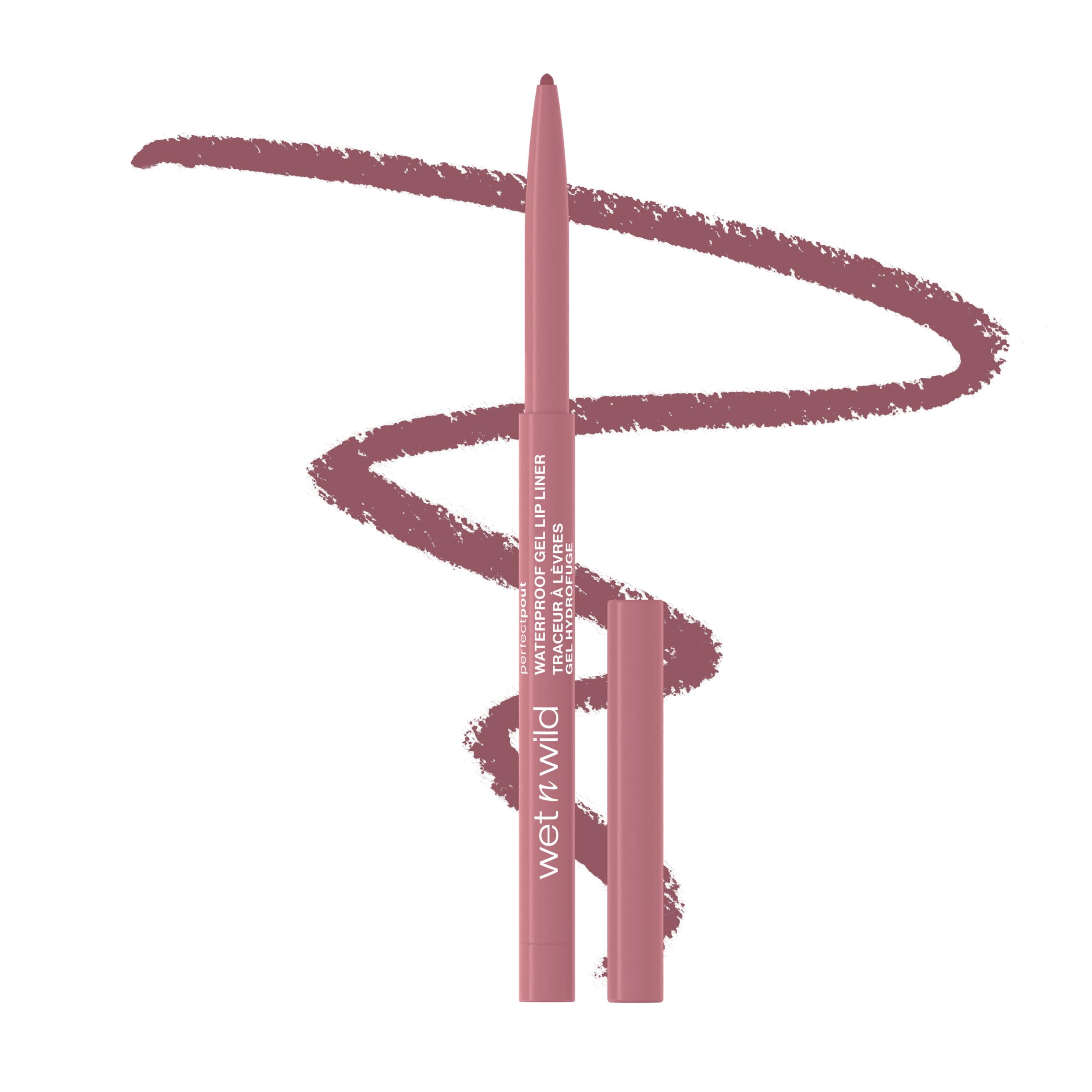 Delineador labial gel mate retráctil de wet n wild para contorno preciso.