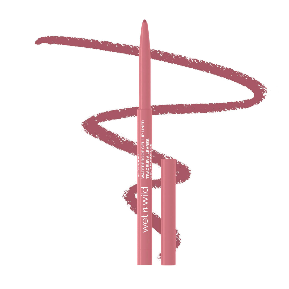 Delineador labial gel mate retráctil de wet n wild para contorno preciso.