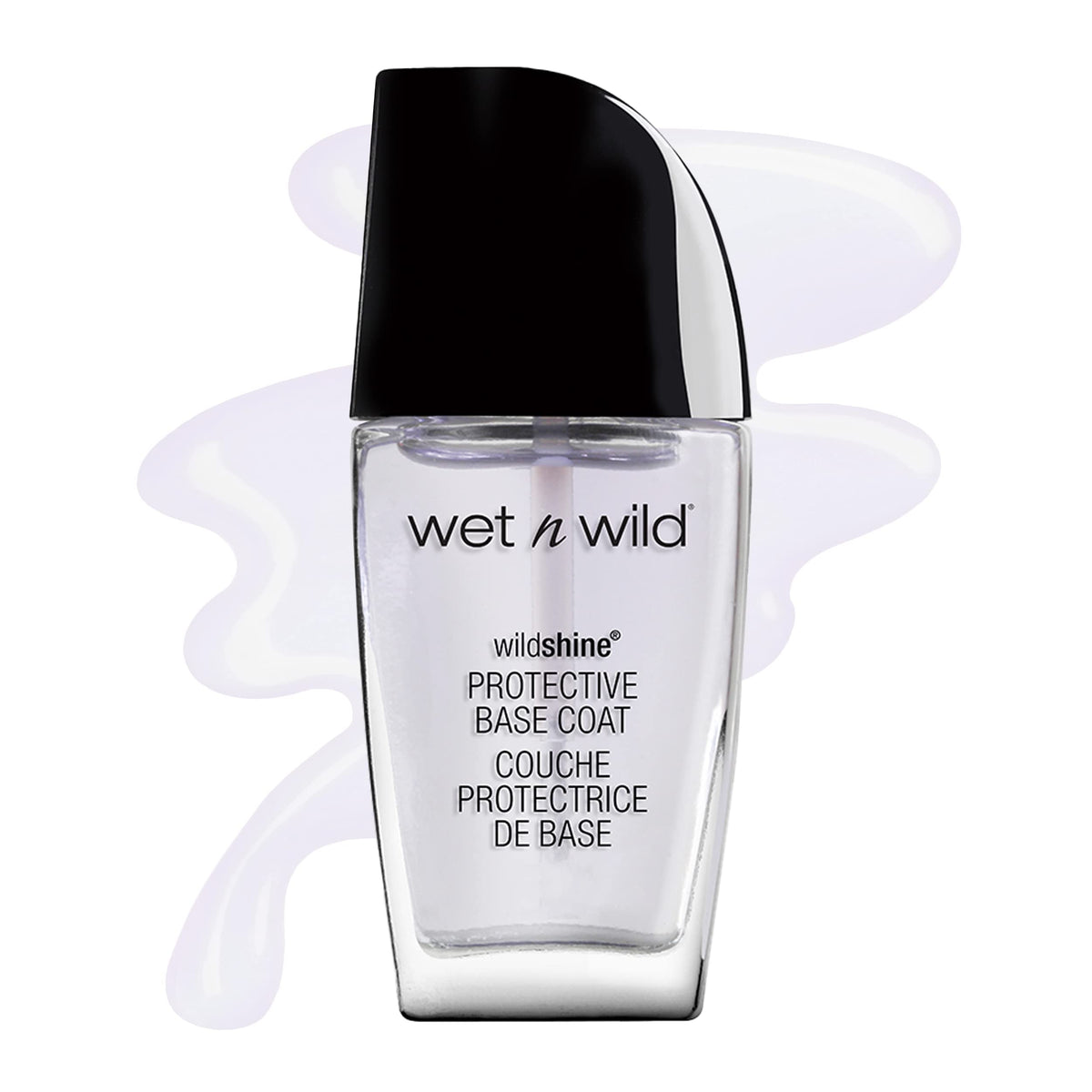 Wet n Wild Esmalte Wild Shine en botella con brillo intenso para uñas