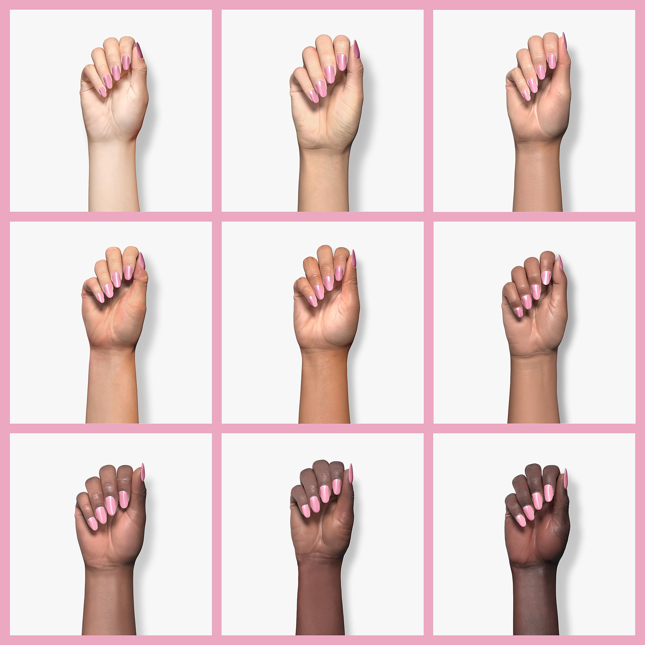 wet n wild Tickled Pink: tono rosado versátil para looks diarios.