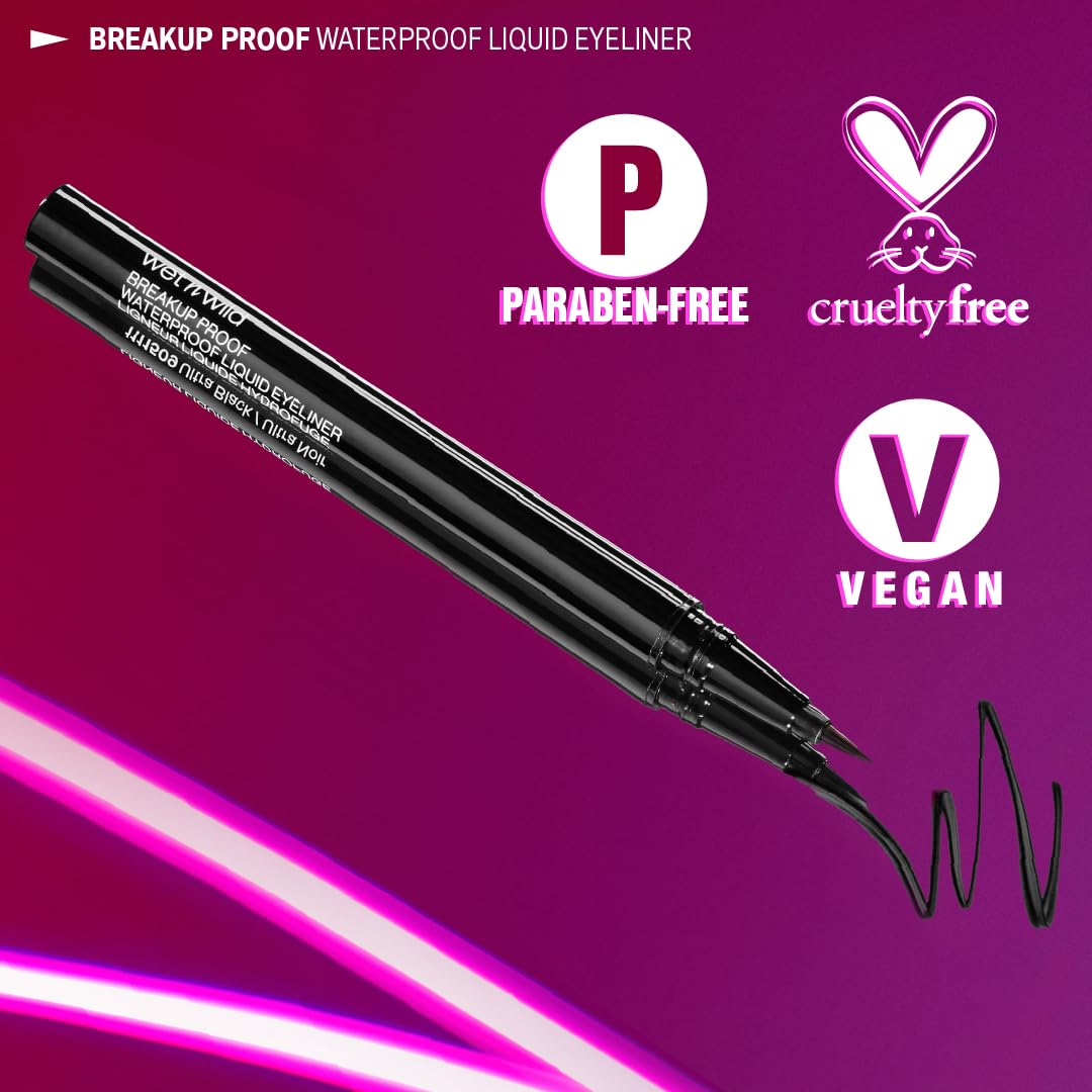 Duración de 16 horas con Wet n Wild Mega Last Breakup Proof.