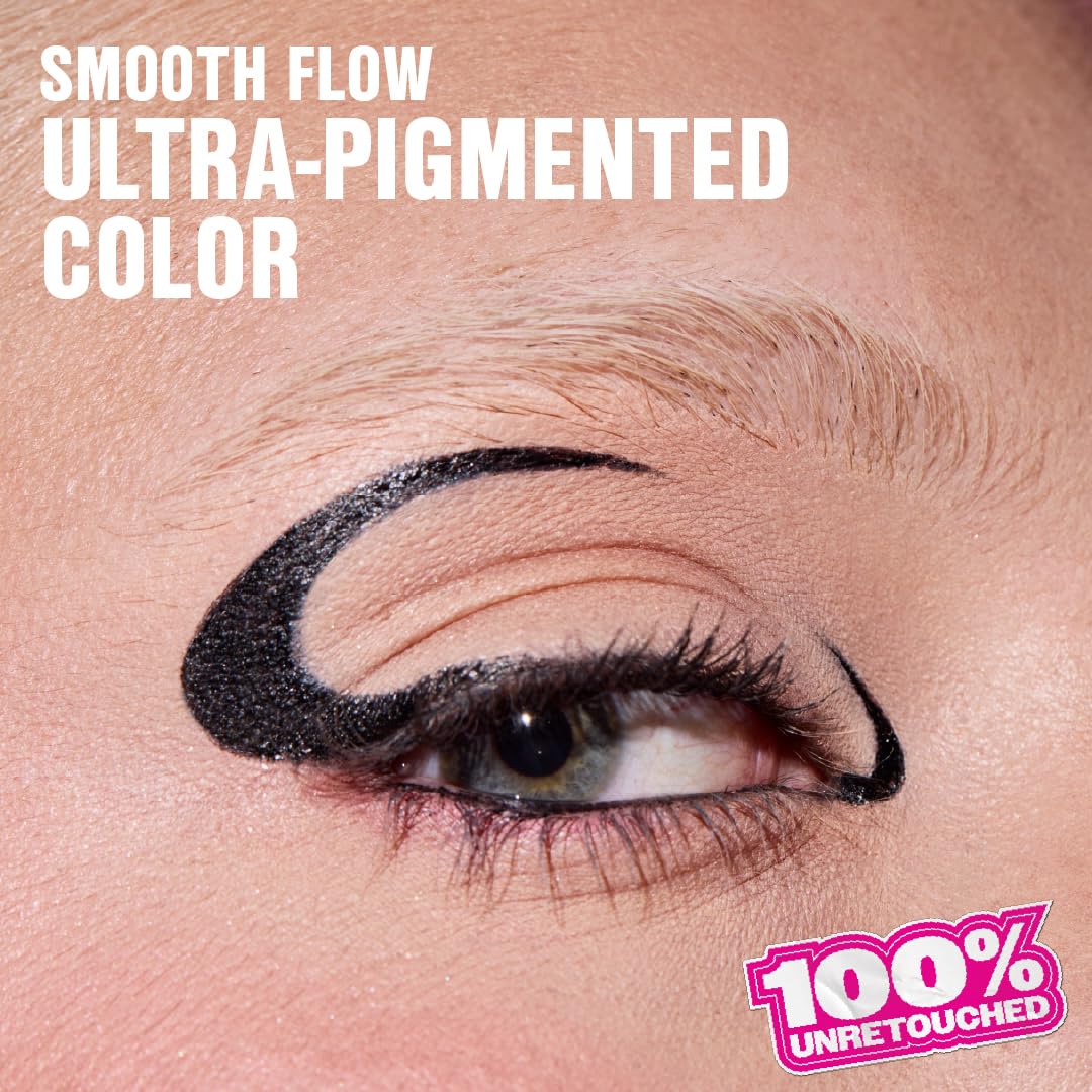 Delineado intenso con Wet n Wild Mega Last para look dramático.