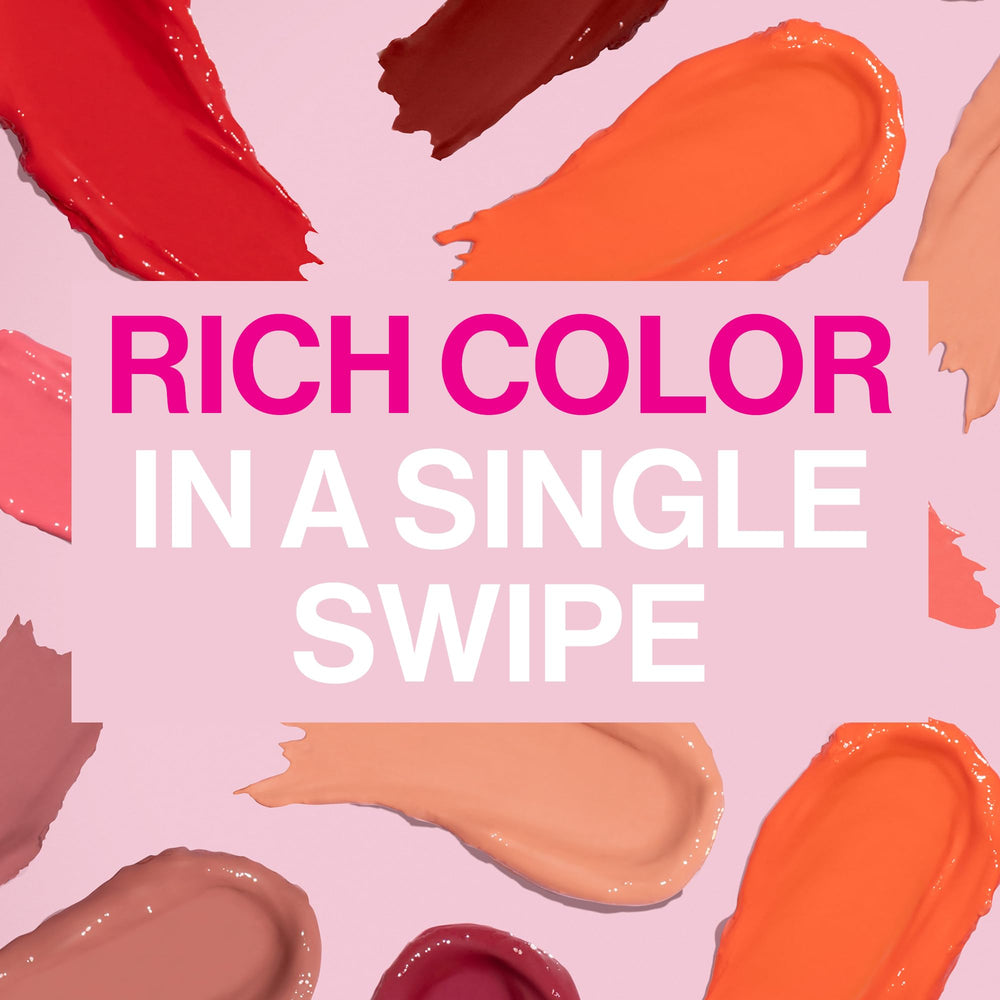 Wet n Wild Mega Last High-Shine Lipstick Crimson Crime alta durabilidad y brillo duradero