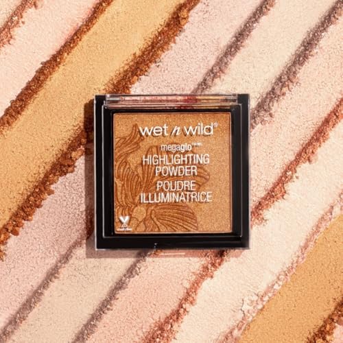 wet n wild MegaGlo iluminador polvo dorado arco ceja realce de mirada