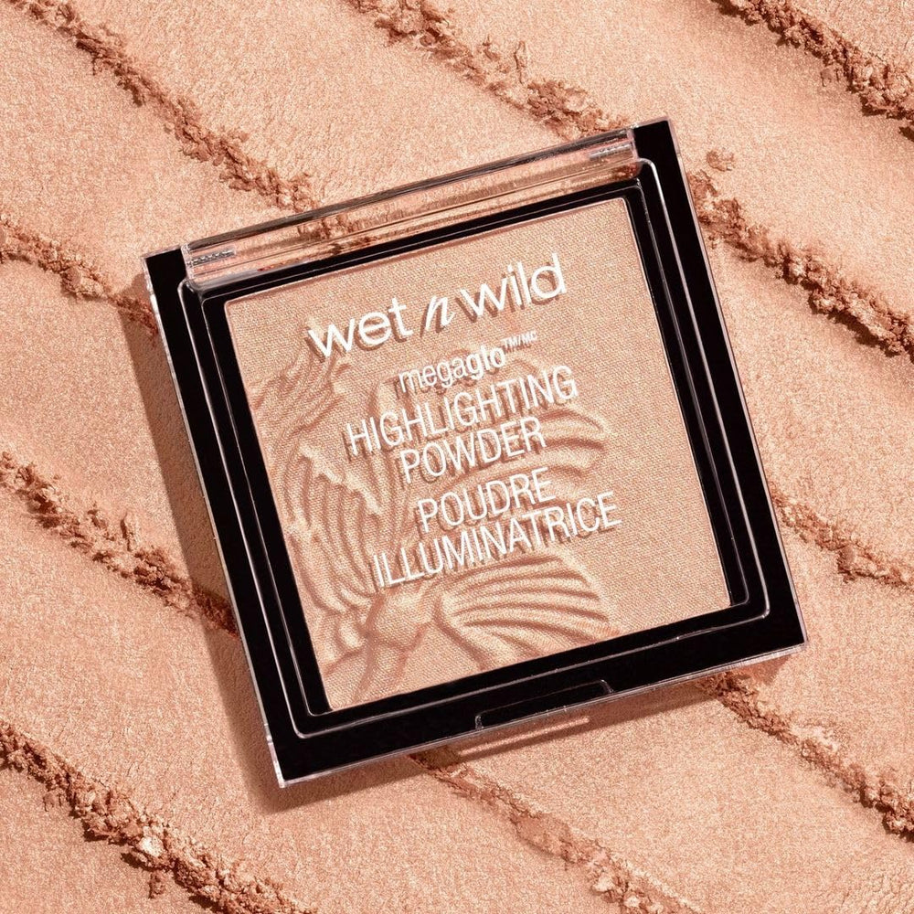 wet n wild MegaGlo iluminador polvo dorado perlas microfinas reflejos multidimensionales