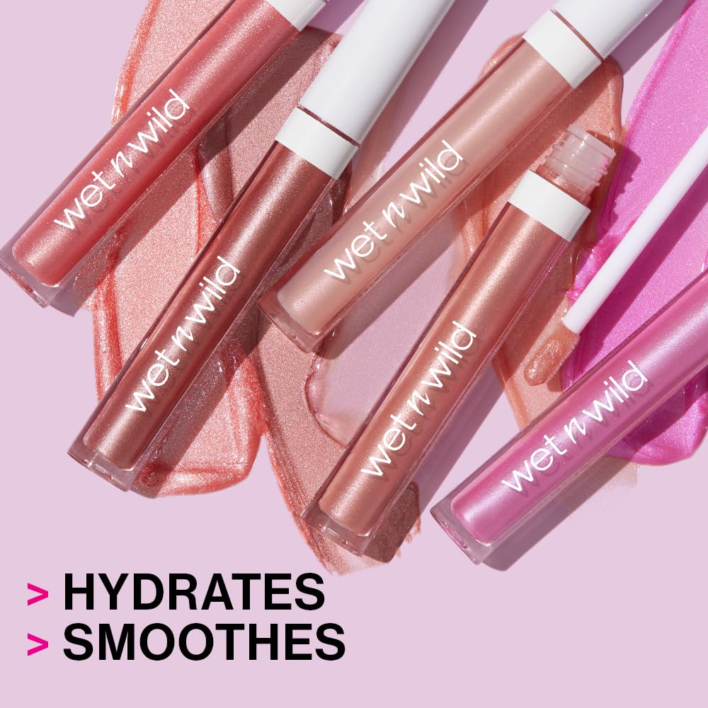 Wet n Wild MegaSlicks brillo labial libre de crueldad vegano.
