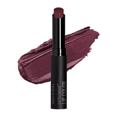 wet n wild Perfect Pout Lipstick ofrece un acabado velvet suave y color intenso.
