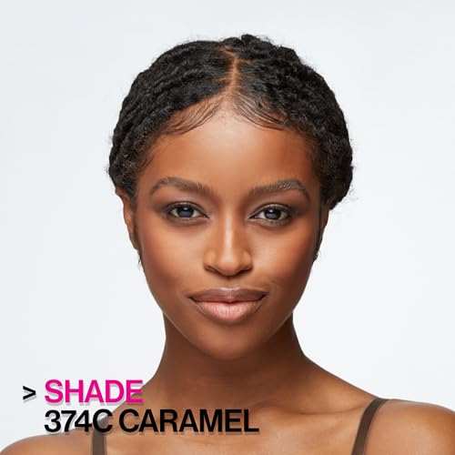 Base Wet n Wild Photo Focus Matte Caramelo, sin efecto blanco para selfies.