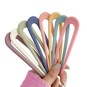 WH WEST & HIGHWAY pinza U Francesa de 8 colores para peinados elegantes.