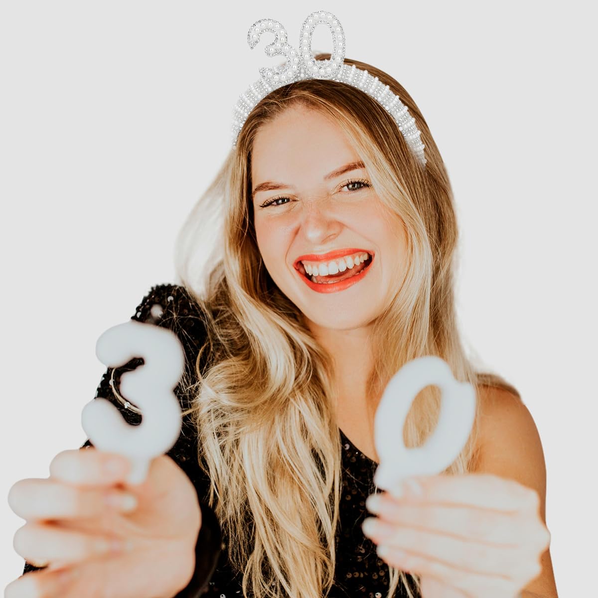 Diadema WHAVEL con cristales brillantes 30, toque de glamour.