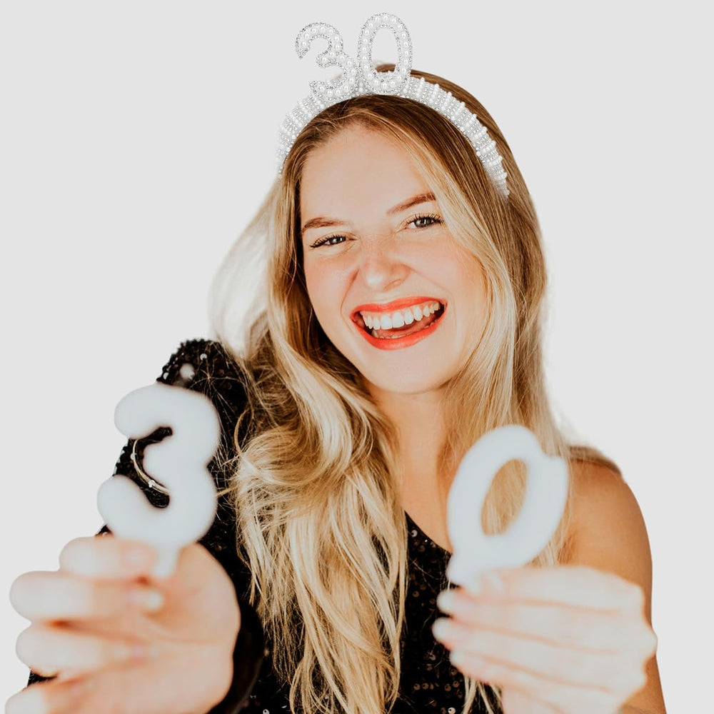 Diadema WHAVEL con cristales brillantes 30, toque de glamour.