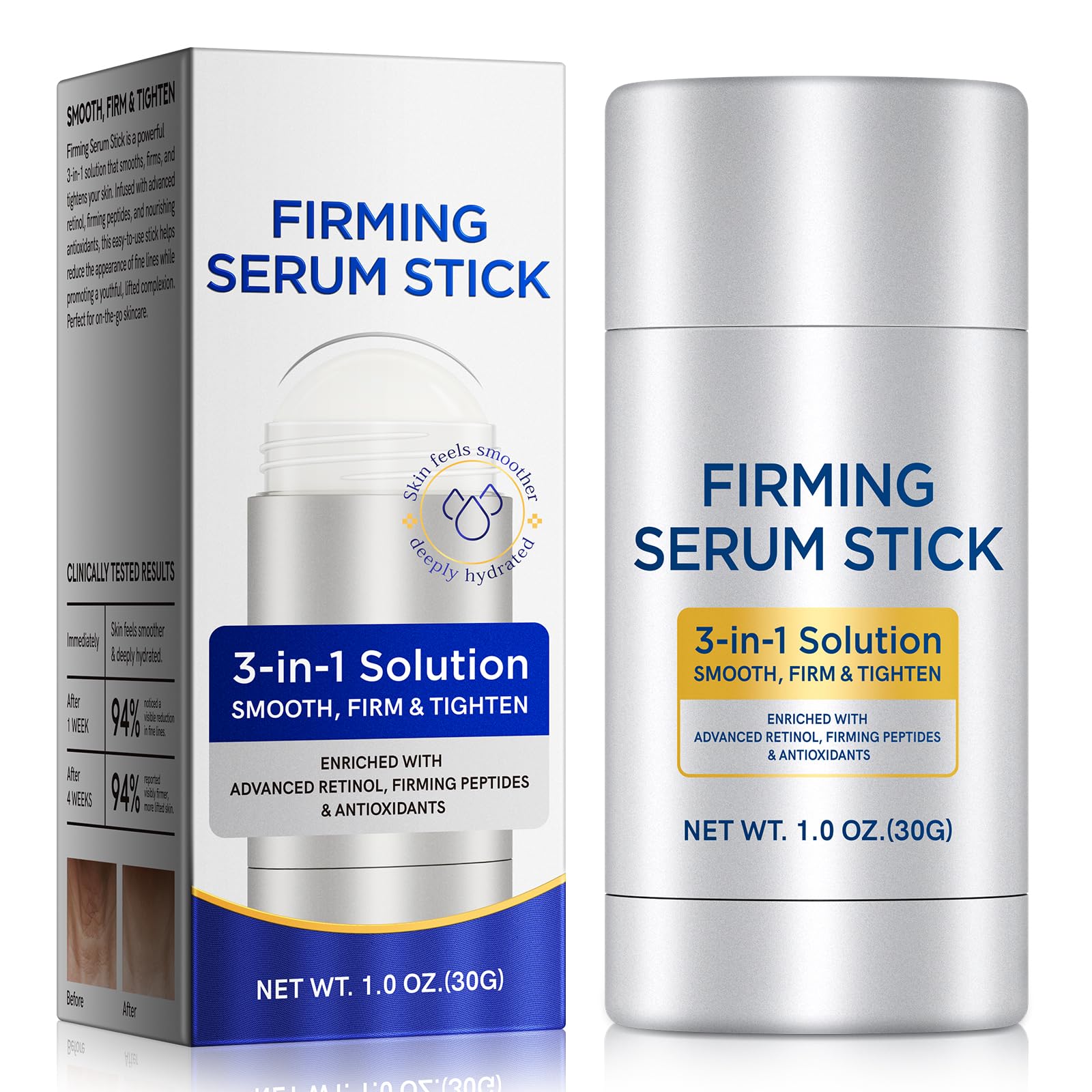 WHLH & WELL-BEING serum-stick para firmeza facial y elasticidad