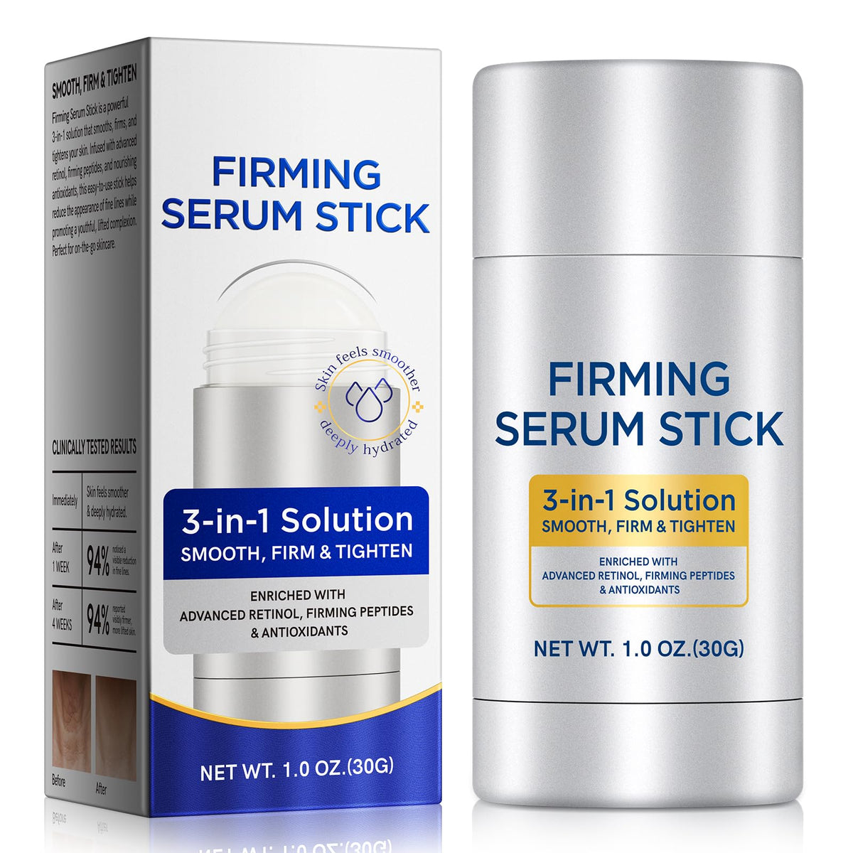 WHLH & WELL-BEING serum-stick para firmeza facial y elasticidad
