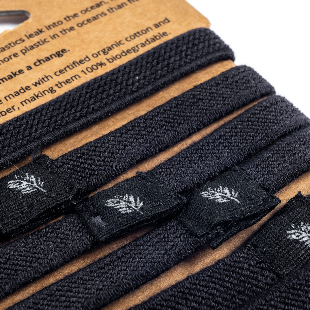 Wild & Stone banda para cabello biodegradable diseñada para descomponerse naturalmente.