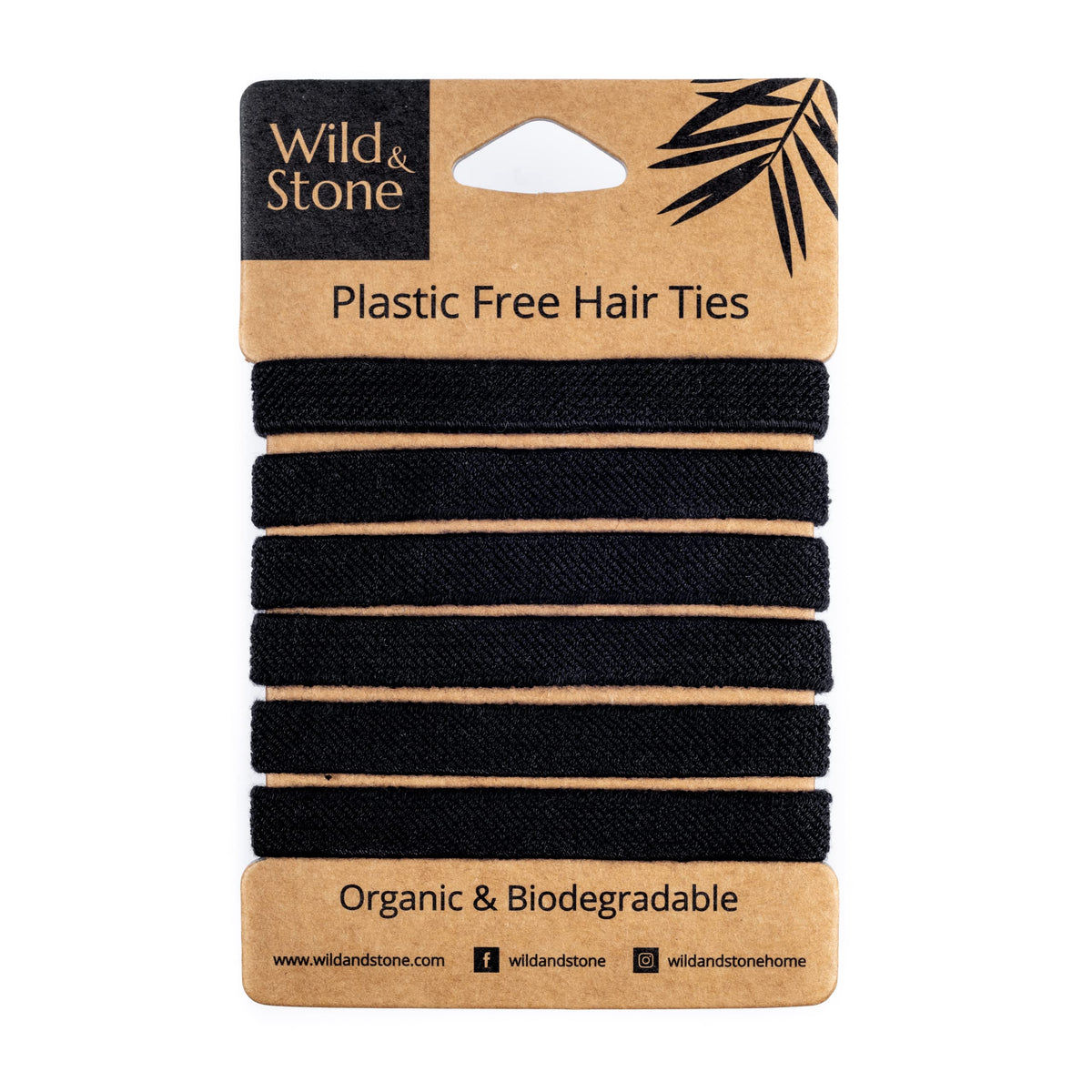 Wild & Stone cintas para cabello biodegradables en algodón orgánico, aptas para todo tipo de cabello.