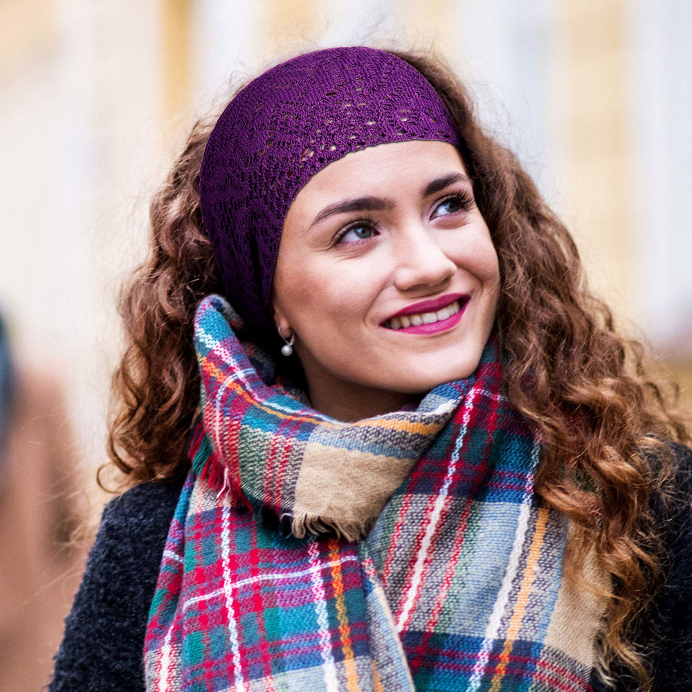 Willbond bandana bohemio con encaje oliva para actividades al aire libre