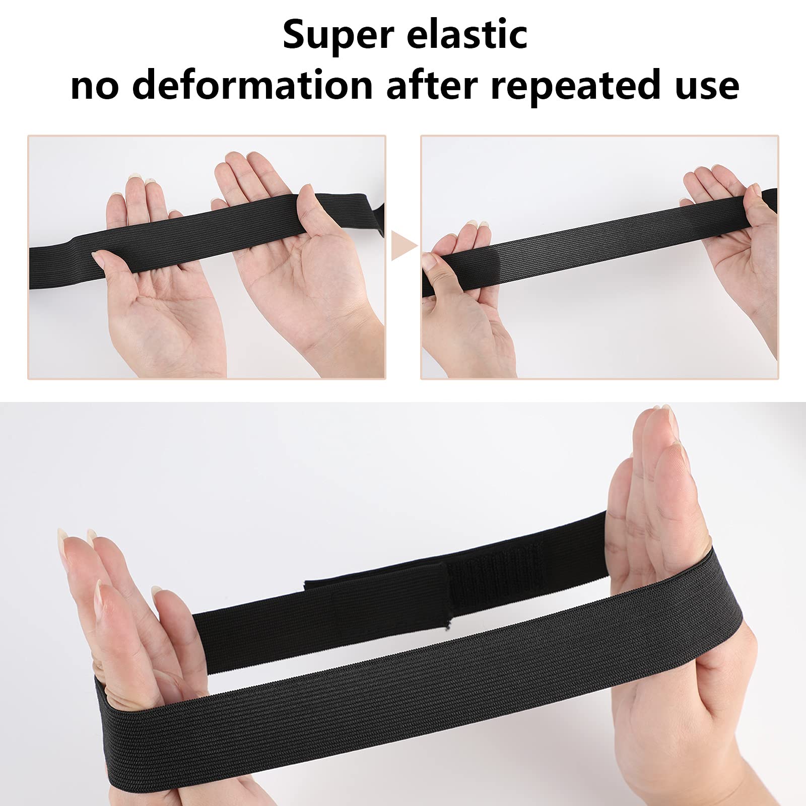 WILLBOND banda-elastica-para-pelucas en deporte, mantiene el peinado estable.