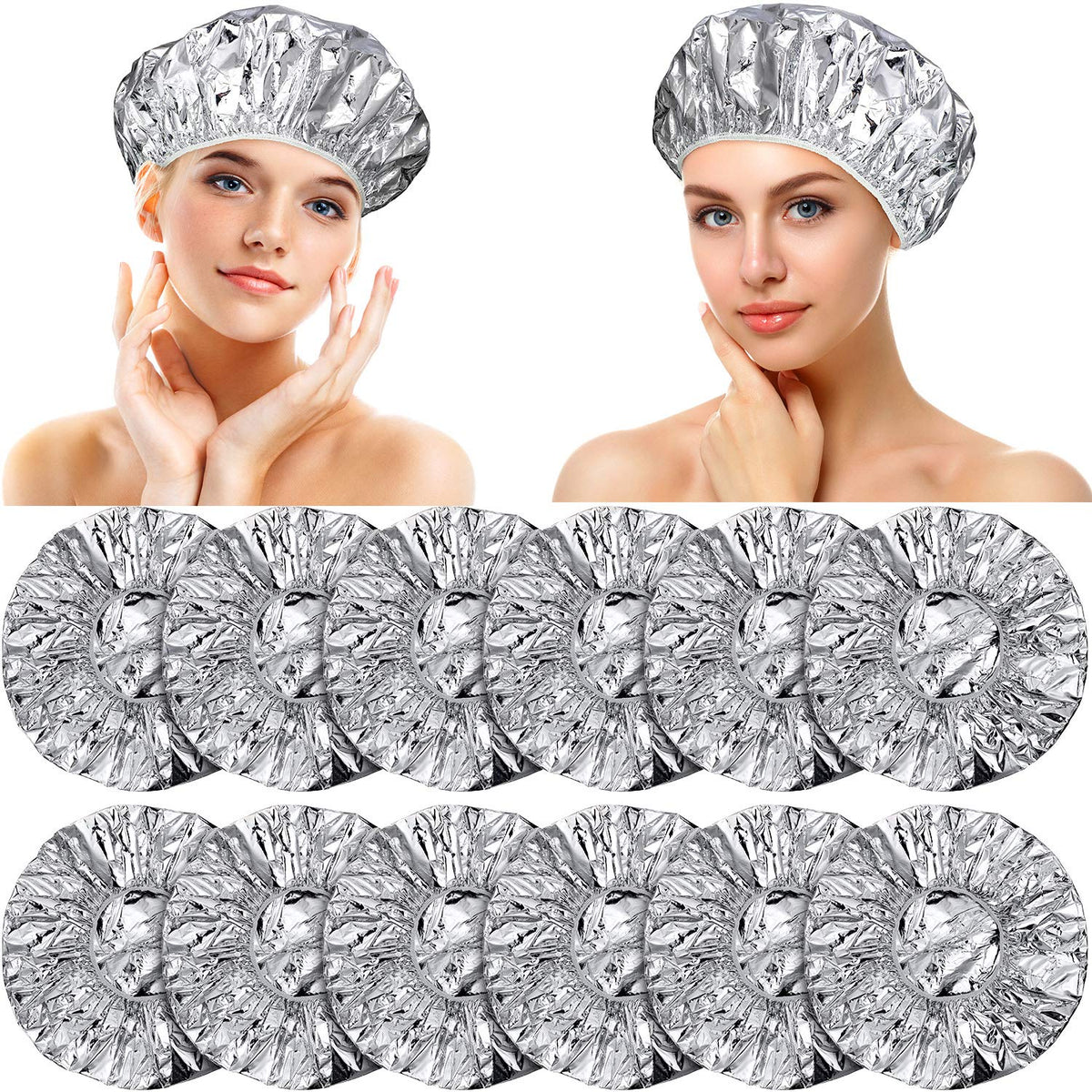 Willbond capucha de aluminio reutilizable para tratamiento capilar: mantiene calor