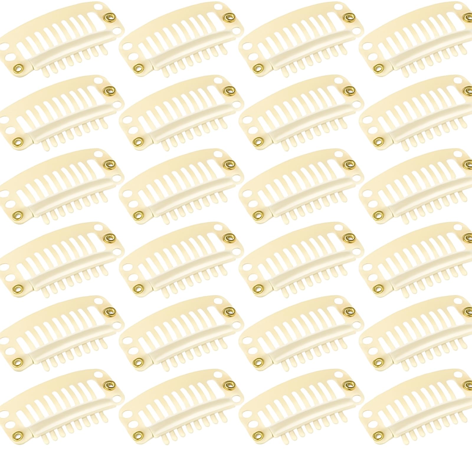 Willbond clip de extensión 32 mm, 9 dientes, fijación estable para cabello.