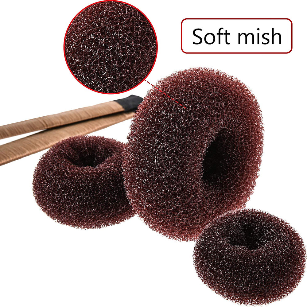 Donuts WILLBOND de cabello tamaño pequeño para cabellos finos.