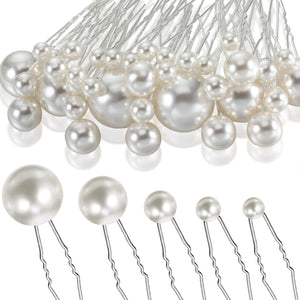 Willbond horquilla de perla para boda, primer plano, elegante.