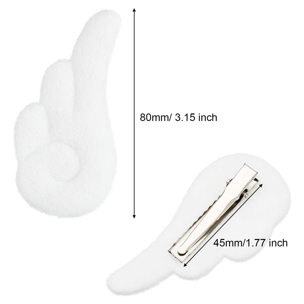 Willbond pinza pelo alas de ángel de peluche, ideal para disfraz y fiestas.
