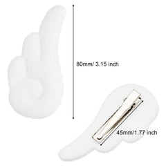 Willbond pinza pelo alas de ángel de peluche, ideal para disfraz y fiestas.