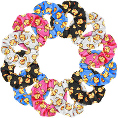WILLBOND scrunchies balón-patrón, diseño deportivo para complementar tu look.