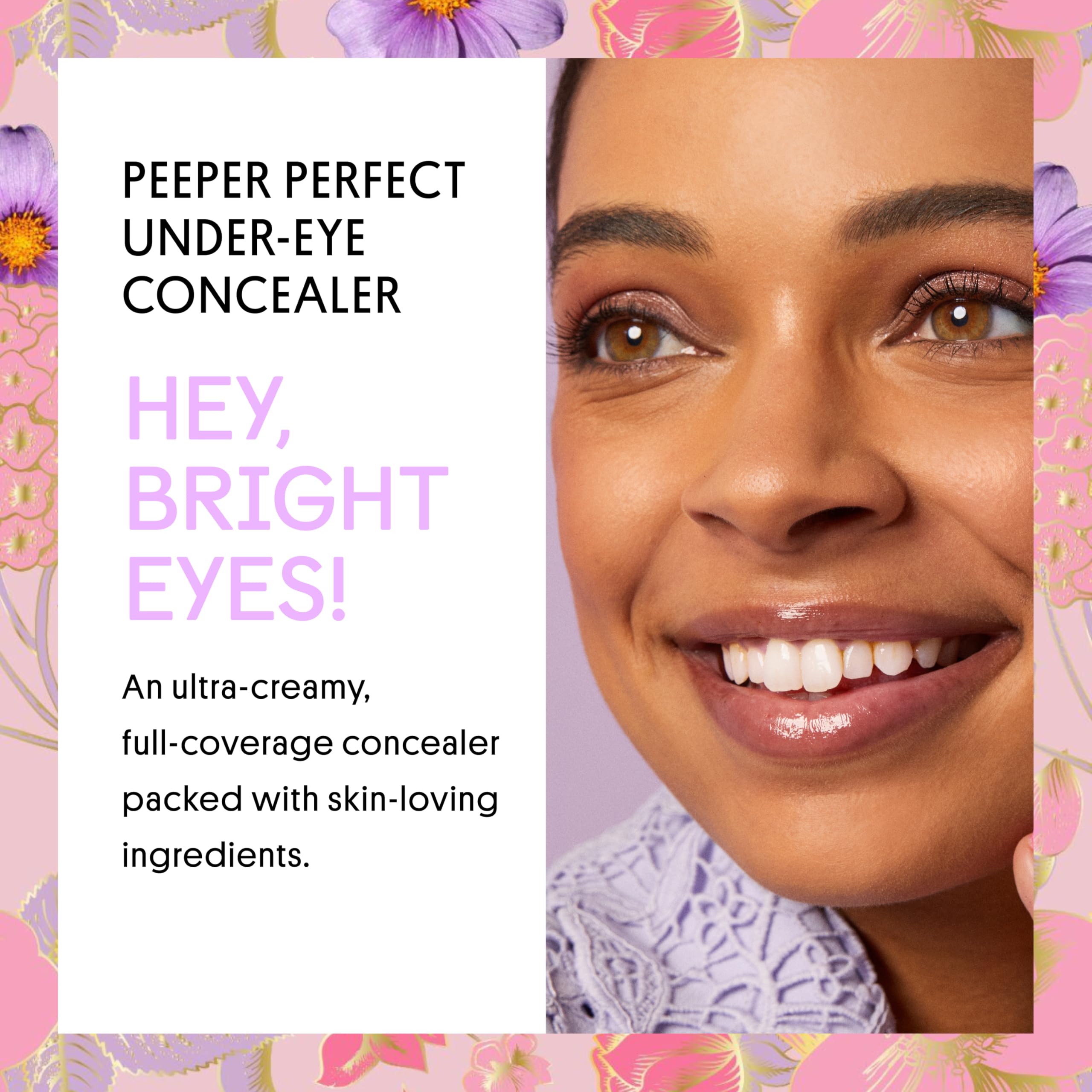 Concealer de Winky Lux ofrece cobertura total para un rostro más uniforme.