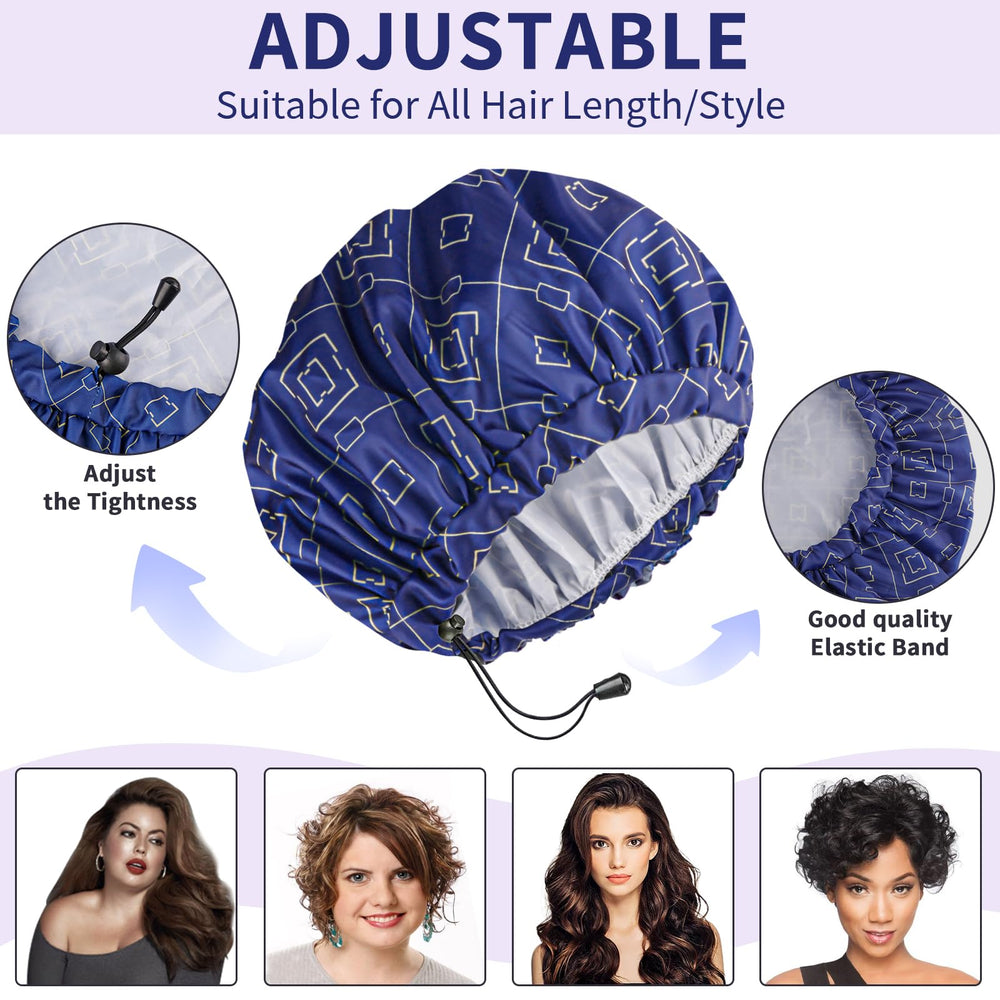 Gorro WINSTECK con ajuste extragrande para todo tipo de peinado.