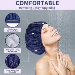 Gorro WINSTECK de doble capa impermeable evita que el cabello se moje.