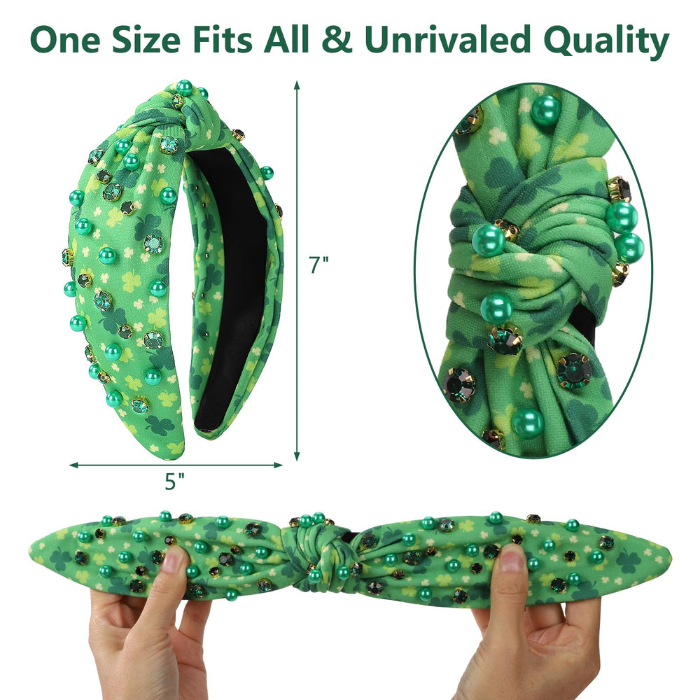 Winthrop diadema para San Patricio, ideal para fiestas y eventos.