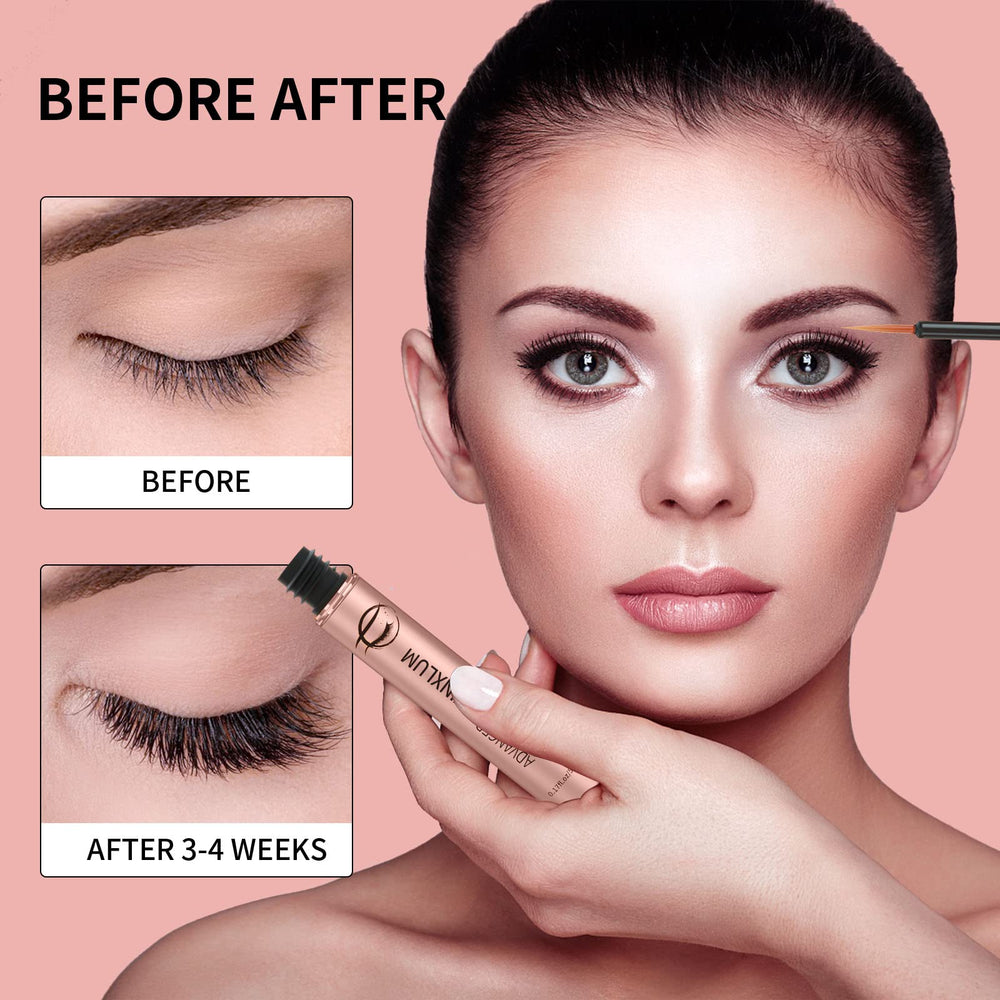 Envase de 5 ml en tono rosa, práctico y compacto.
