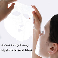 +WIS+ mascarilla facial con ácido hialurónico, hidratación profunda y piel suave