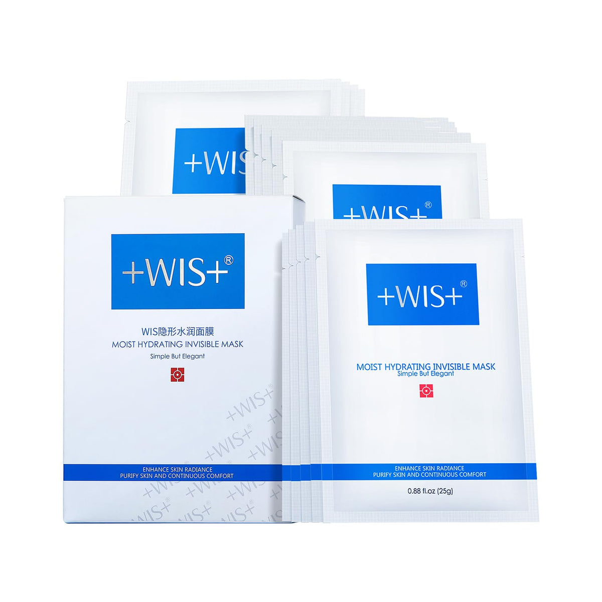 +WIS+ mascarilla facial hidratante, hidratación suave para uso diario